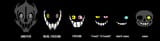 deltarune demon faces