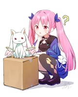 __kyubey_and_kunimi_tama_mahou_shoujo_madoka_magica_and_2_more_drawn_by_rinki_oohen__1982ecb94ab6b447335d8c2f6e2806f4