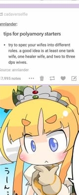 Princess ponders polyamory party