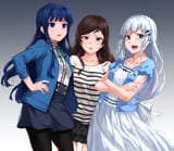 __kitazawa_shiho_mogami_shizuka_and_shiraishi_tsumugi_idolmaster_and_2_more_drawn_by_sirurabbit__d5fe41a3cc33249726a4671bd6c9a78e