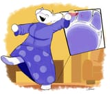 Bare feet jitterbug