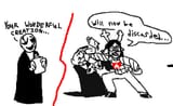 Dess punchs Gaster
