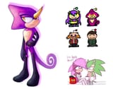My (Espio&#039;s human wife&#039;s) whiteboard doodles