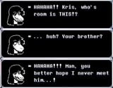susie sees asriel&#039;s room