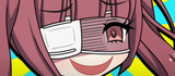 yurine chibi smile close up