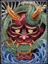 artcosmos_product_Oni-Mask-Blanket