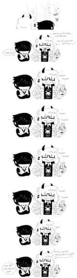 Kralsei and asriel