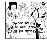 monster women tend to wear revealing outfits