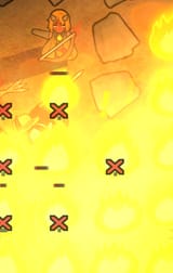 sets friends on fire