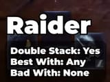 Raider is S tier