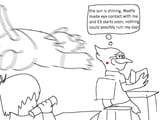 berdly look out oh nooooo