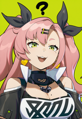1girl, solo, confused, Nicole demara, zenless zone zero, official art, face focu s-1815766647