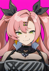 1girl, solo, smirk, Nicole demara, zenless zone zero, official art, face focus, s-819669201