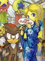 NekosouL_kobo - 1820478192823747052 - Shadow and Maria are enjoying the Japanese summer festival _Sendai Tanabata Festival_.🎋Th - 1