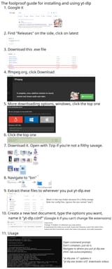 install yt-dlp you freaks