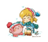 __kirby_and_link_the_legend_of_zelda_and_etc_drawn_by_bettykwong__c2344c6fdb07e44a42ecd2de20492652