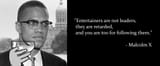 malcolm x entertainers