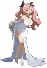 1girl, solo, Nicole demara, zenless zone zero, official art, sunglasses, wedding s-2078011953