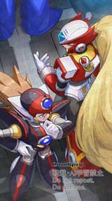 __zero_x_and_axl_mega_man_and_1_more_drawn_by_yamanashi_taiki__856fd08cb4dee5c2b80402293ef7b1e9