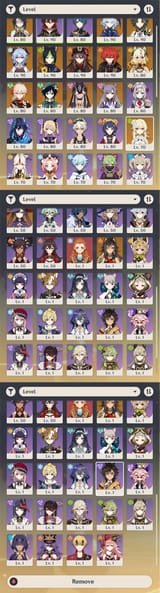 gicharacters
