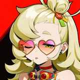 1girl, solo, piper wheel, zenless zone zero, official art, face focus, heart sha s-3037225928