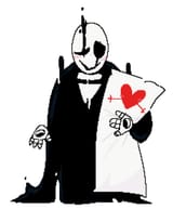 gaster with soul bodypillow