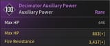 Aux power