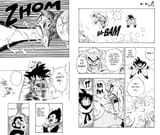 Goku vs Nappa by Salagir