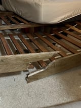 broken bed