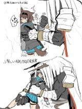 __rhodes_island_medic_and_sarkaz_wither_devourer_arknights_drawn_by_mutomorokoshi__63ec7d3b173e444012646c731baf7287