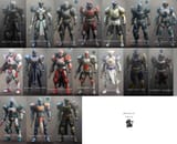 Destiny Titan Armour Sets