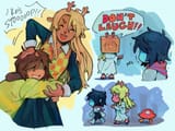 __kris_and_noelle_holiday_deltarune_drawn_by_goomyloid__b571e09d40bc65e032bbb94f145db62a