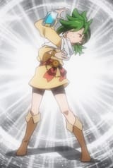 Watermelon fighting pose