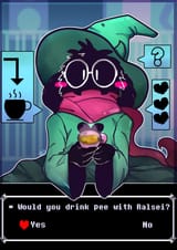 Drink pee with Ralsei