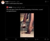 foot wine