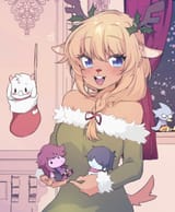 __kris_noelle_holiday_ralsei_susie_and_berdly_deltarune_drawn_by_komugiko_bitte_komu__09f1a5757498eb59db9328db539947e9