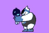 kris grabbed