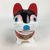 Japanese-Paper-Clay-Dog-Hariko-Doll-Zodiac-Figurine-Vtg-Lucky-Charm-Nagoya-BD773-3