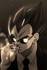vegeta smoking