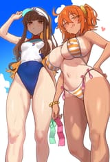__fujimaru_ritsuka_and_kishinami_hakuno_fate_and_1_more_drawn_by_ebora__1ec6405542c584f9a23eca29185ecf72