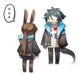__amiya_and_zuo_le_arknights_drawn_by_uby401__f1341a96b54ed41a7632910e1300b778