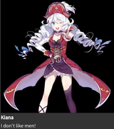 Kiana don&#039;t like men
