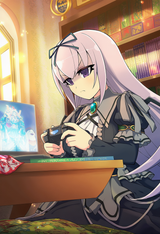 Elise hogging the controller