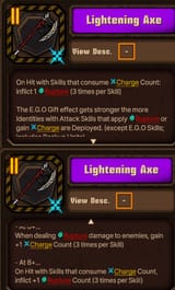 lightening axe