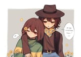 chara comfortable with clover