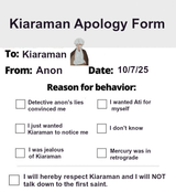 apology