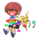 Chara being a fatass with souls