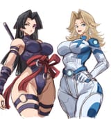 __psylocke_and_sue_storm_marvel_and_3_more_drawn_by_rakeemspoon__8de3b81f1721da3d988505bb552f88a5