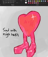soul with high heels