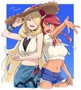 __cynthia_and_skyla_pokemon_and_1_more_drawn_by_mocollie__749db42a832fe839d68881894c51dc5f